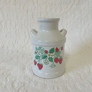 Strawberry Pattern Ceramic Vase